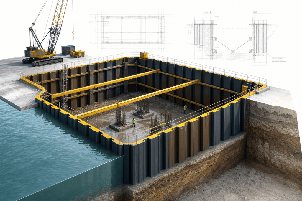 Cofferdam Design: Key Engineering Considerations for UK Construction Sites